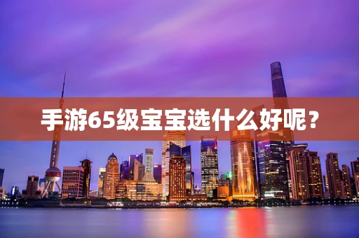 手游65级宝宝选什么好呢？