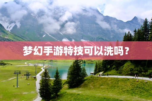 梦幻手游特技可以洗吗？