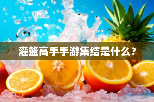 灌篮高手手游集结是什么？
