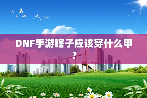 DNF手游瞎子应该穿什么甲？