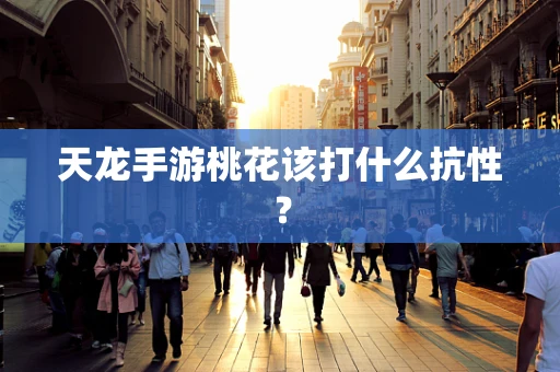 天龙手游桃花该打什么抗性？