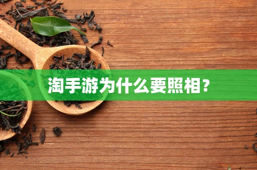 淘手游为什么要照相？