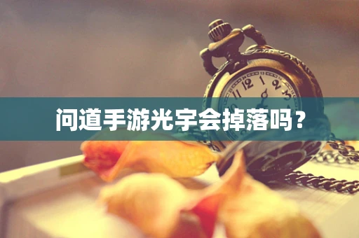 问道手游光宇会掉落吗？
