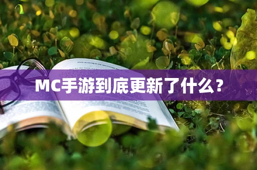 MC手游到底更新了什么？
