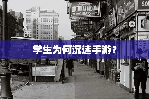 学生为何沉迷手游？