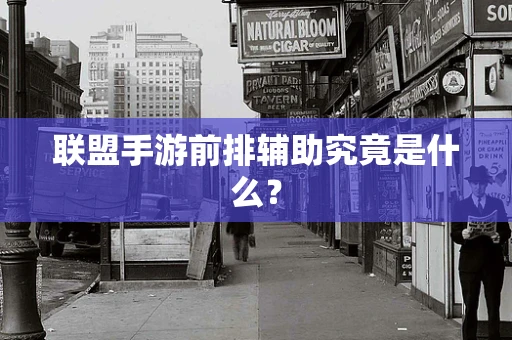 联盟手游前排辅助究竟是什么？