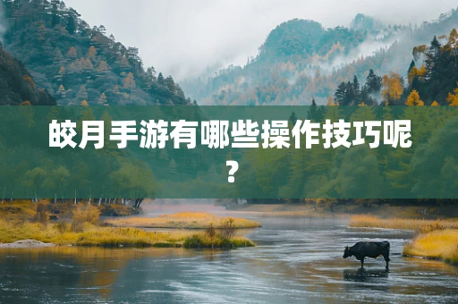 皎月手游有哪些操作技巧呢？