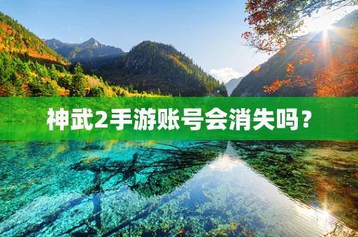 神武2手游账号会消失吗？