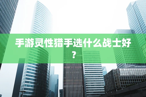 手游灵性猎手选什么战士好？