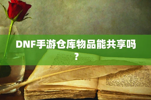 DNF手游仓库物品能共享吗？