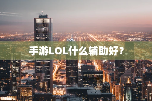 手游LOL什么辅助好？