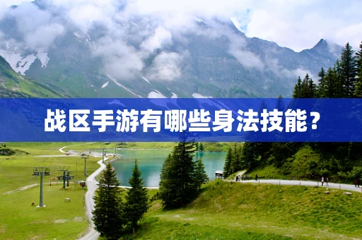 战区手游有哪些身法技能？