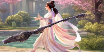 手游女气功带什么武器好呢？